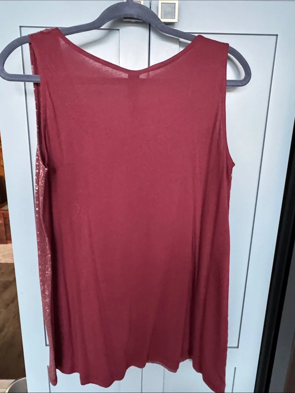 Tag on Sequin Tank